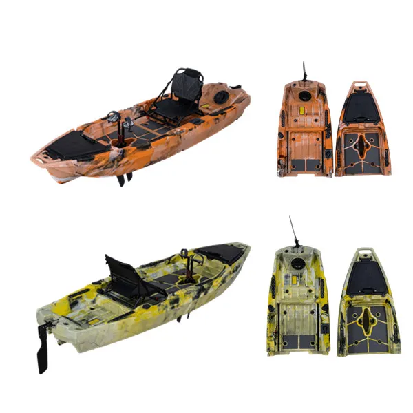 Easy-to-Assemble Modular Design Fin Pedal Kayak For Fishing In Rivers