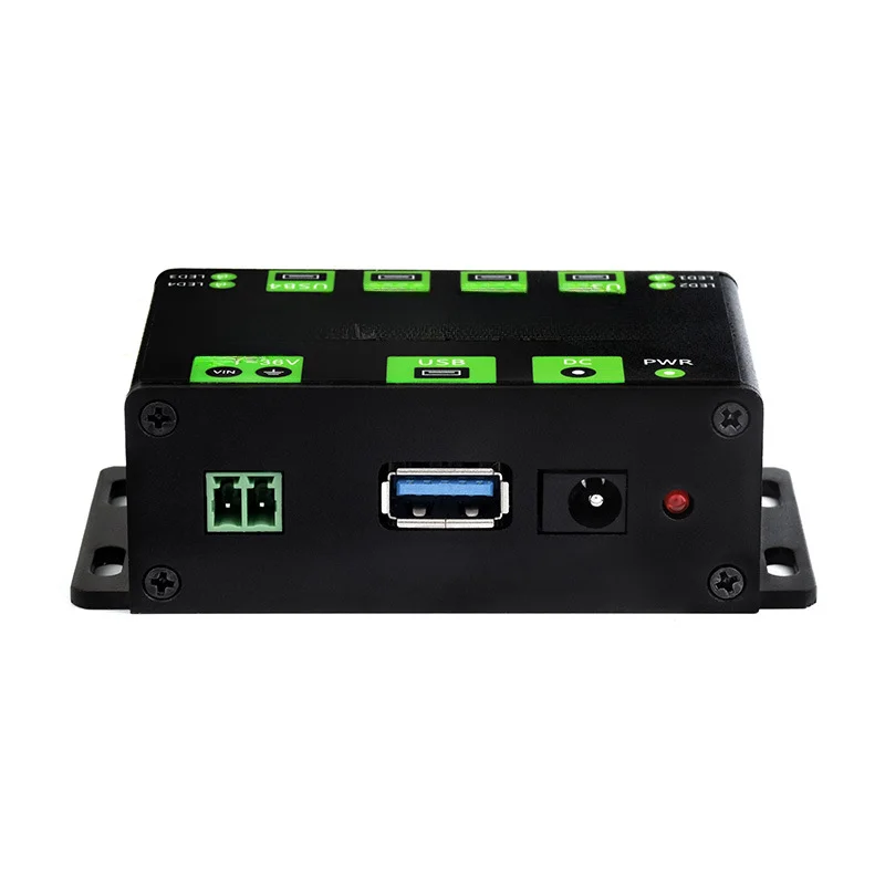 4-Way USB3.2 HUB hub 1 drag 4 metal shell, drive-free, plug-and-play, multi-system compatibility