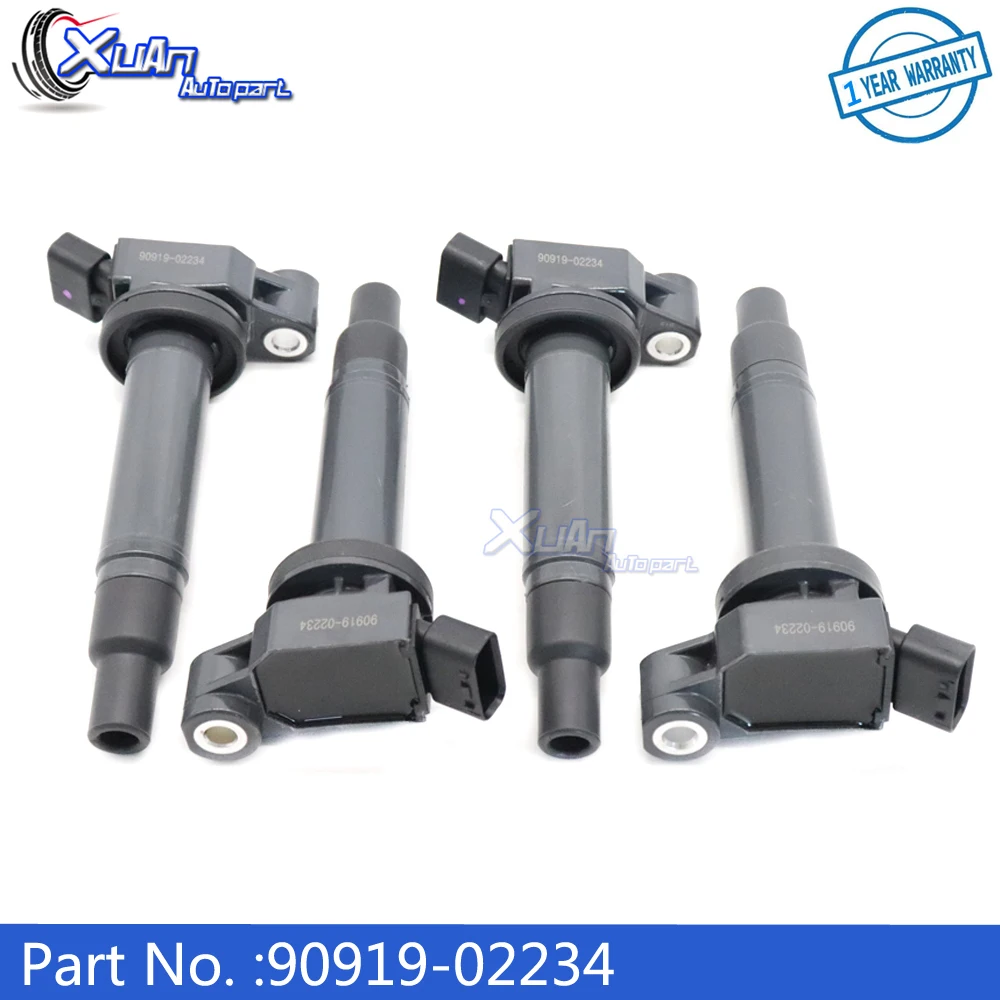 

XUAN Ignition Coil 90919-02234 for Toyota Avalon Camry Highlander Sienna for Lexus ES300 RX300 3.0L V6 90080-19016 UF267 5C1193