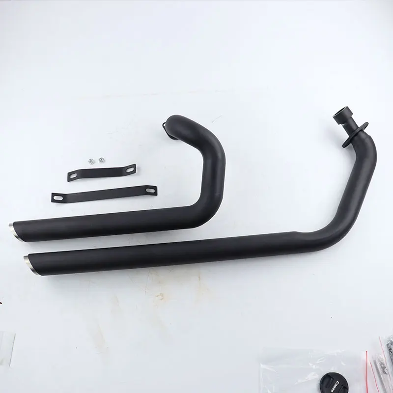 For Yamaha Virago XV400 XV535 Motorcycle Exhaust Pipe Stainless Fit XV 535 XV 400 Steel Full Muffler System Silencers