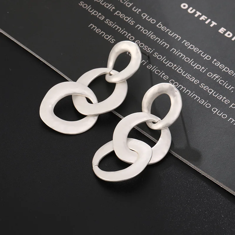 DIY accessories exclusive supply for new earrings, fashionable personalized earrings, cute retro trend earrings, Europe and