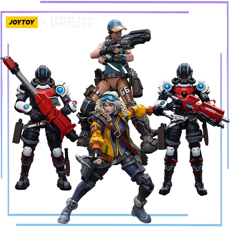 

JOYTOY оригинальная серия Monster Truck Driver (4 человека Team) фигурка в сборе украшение для рабочего стола игрушки Коллекционная модель