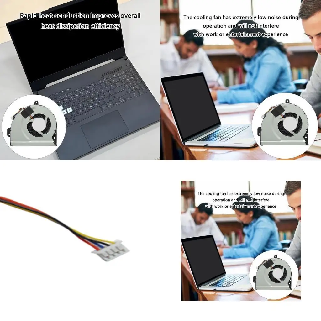 

652F CPU Cooling Fan for X53S A43 A43S A53E A53S K53SJ Coolers Radiators DC5V Replacement Laptop Parts
