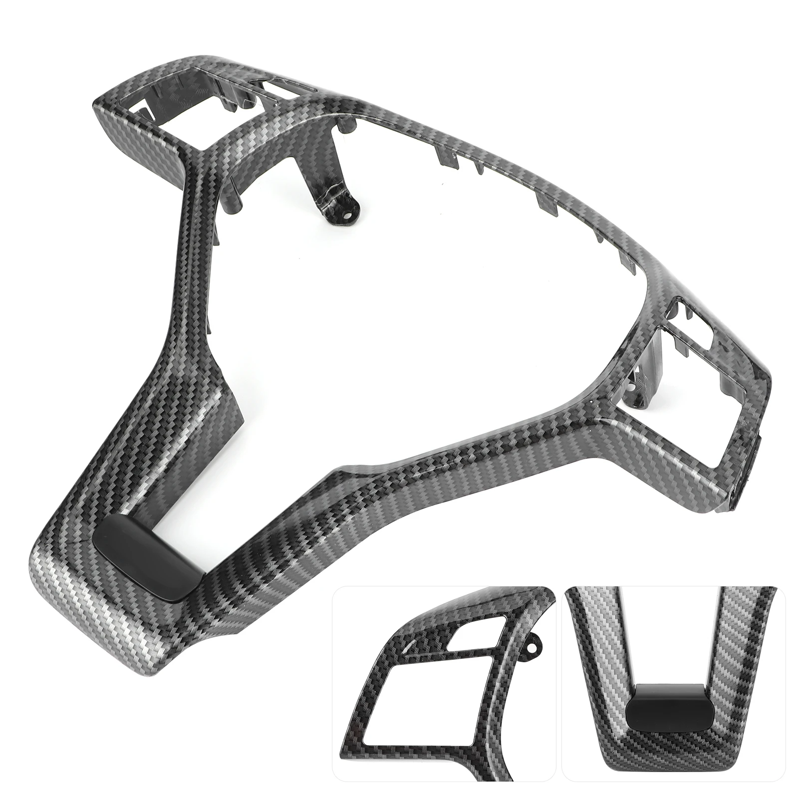 Car Steering Wheel Frame Cover Trim AMG Type Steering Car Interior For Mercedes-Benz C/E/CLA-Class C172 C218 W117 W204 2011-2014