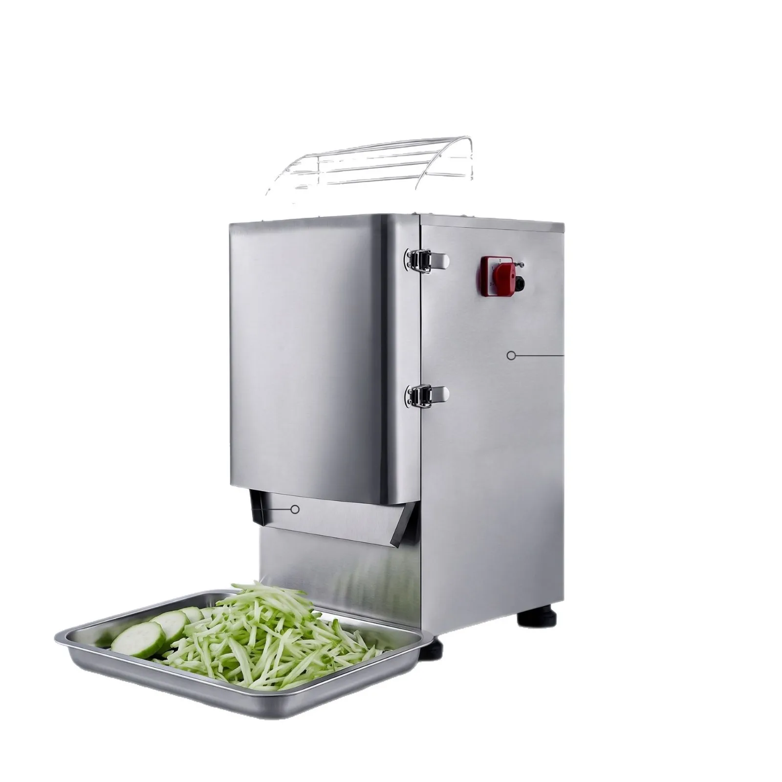 CX commercial electric loofah shredding slicer stainless steel automatic vegetable and fruit cutting machine