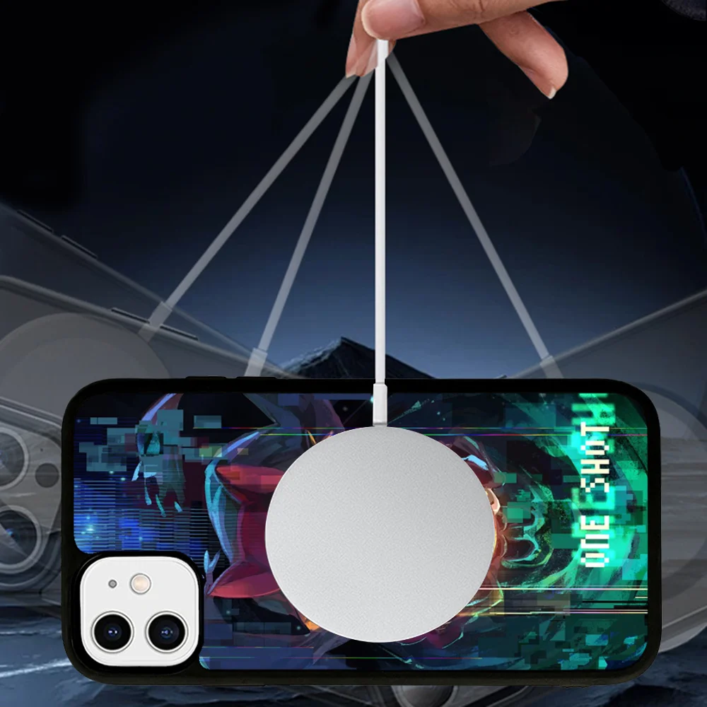 Game One Shot Niko Phone Case Magnetic Case For IPhone 16 14 13 12 11 15 Pro Max Plus For Magsafe Wireless Charge Cover