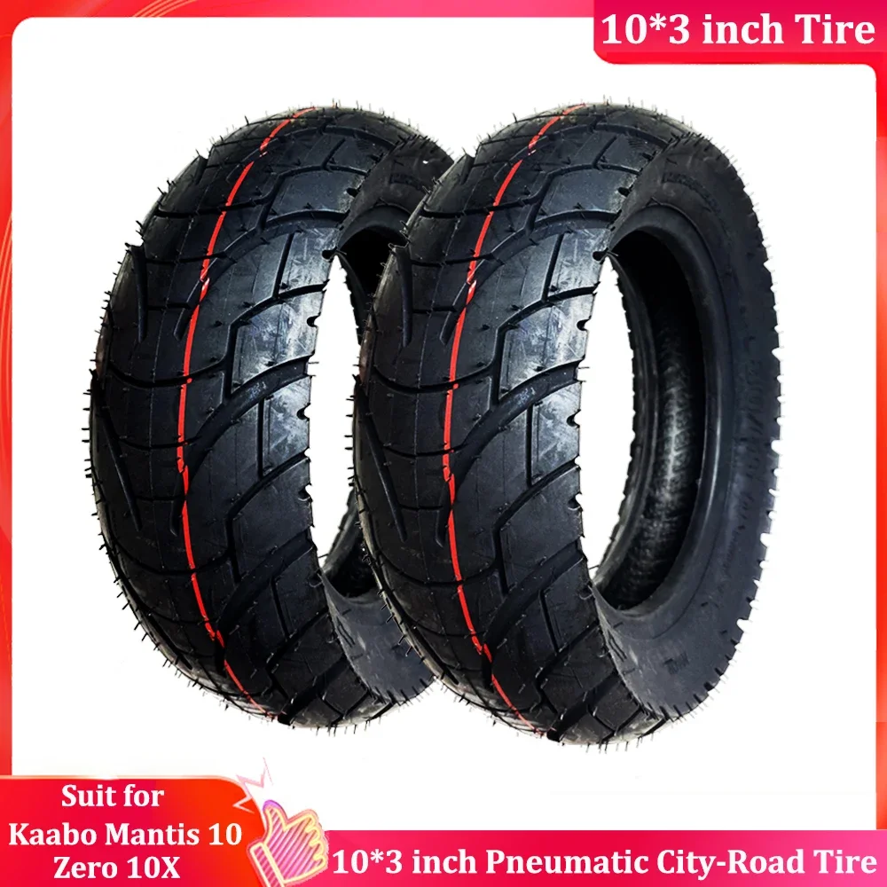 10 inch Widen Tire 10X3.0 80/65-6 City-Road Pneumatic Tire Suit for Zero 10X Kaabo Mantis10 Inmokim OXO Blade10 E-scooter