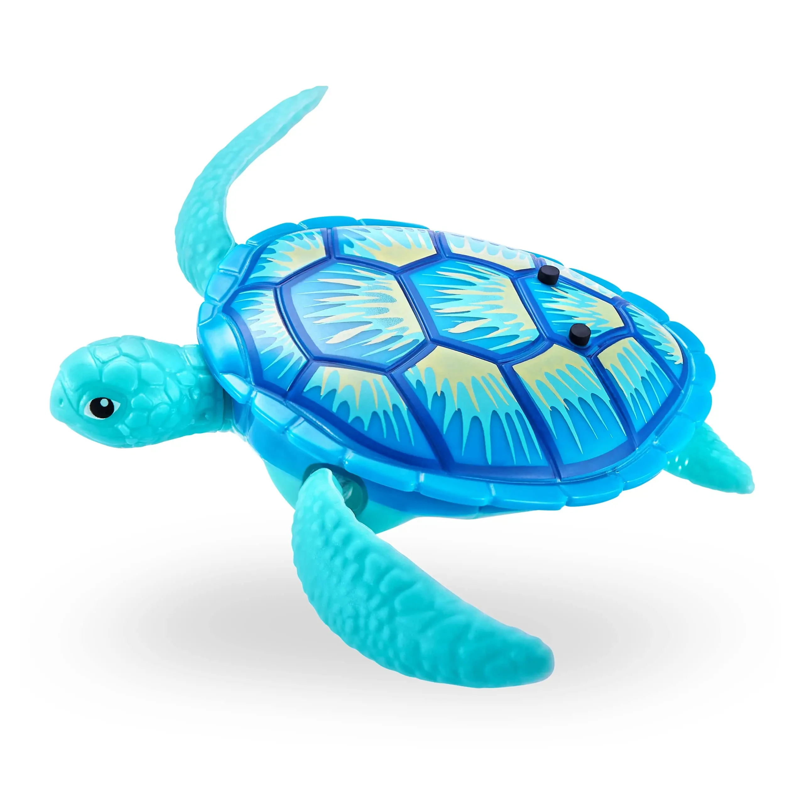 ZURU Robo Alive Robo Turtle natación robótica, tortuga activada por agua, simulación electrónica para mascotas, juguetes de agua para baño de niños