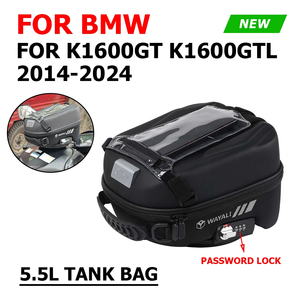 For BMW K1600GT K1600GTL K 1600 GT K1600 GTL Motorcycle Accessories Tank Bag Luggage Backpack Navigation Phone Bag Tanklock Bag