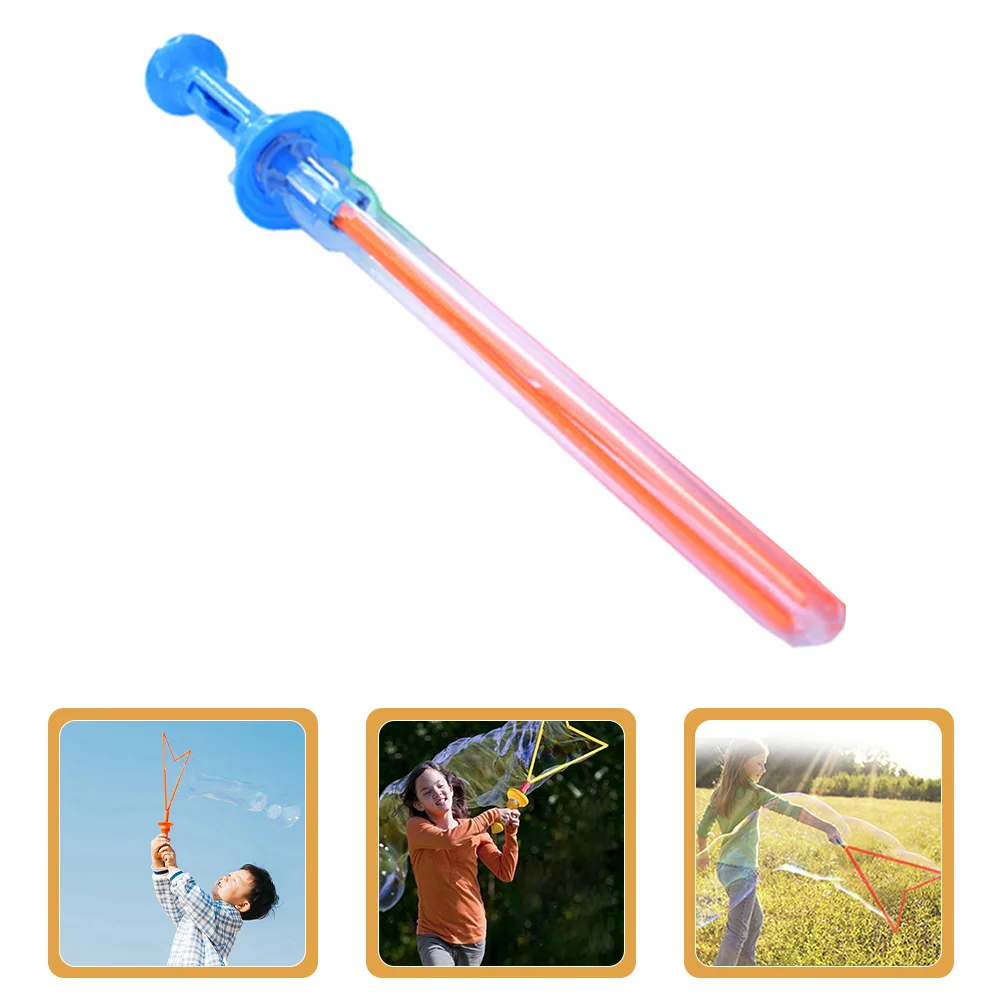 Kinderen Bubble Wands Vormige Kleurrijke Bubble Sticks Bubble Maker Party Favor Verjaardagscadeau (45cm, Willekeurige Kleur)