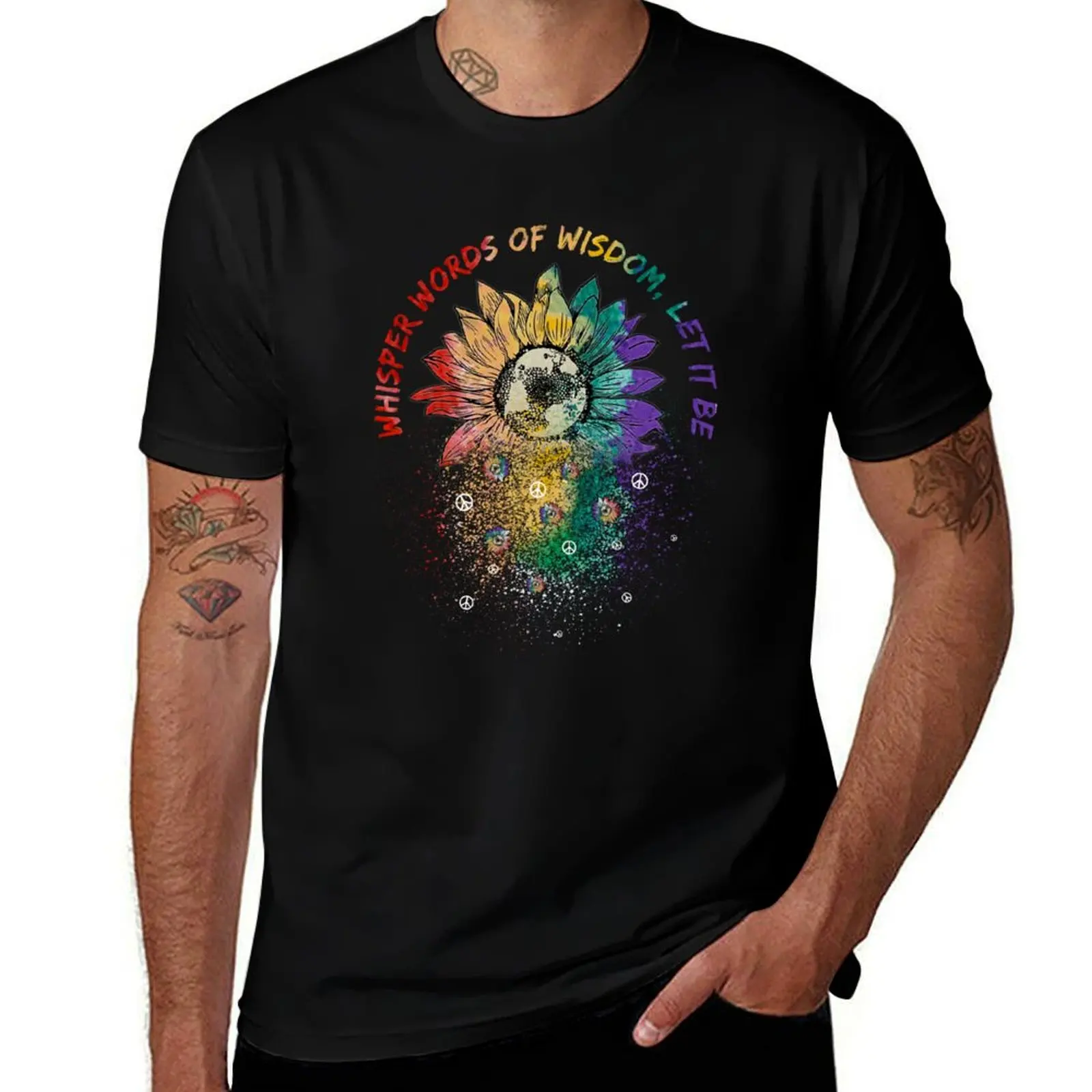 

Whisper Words Of Wisdom Let It Be T-Shirt korean fashion designer shirts summer tops anime shirts men