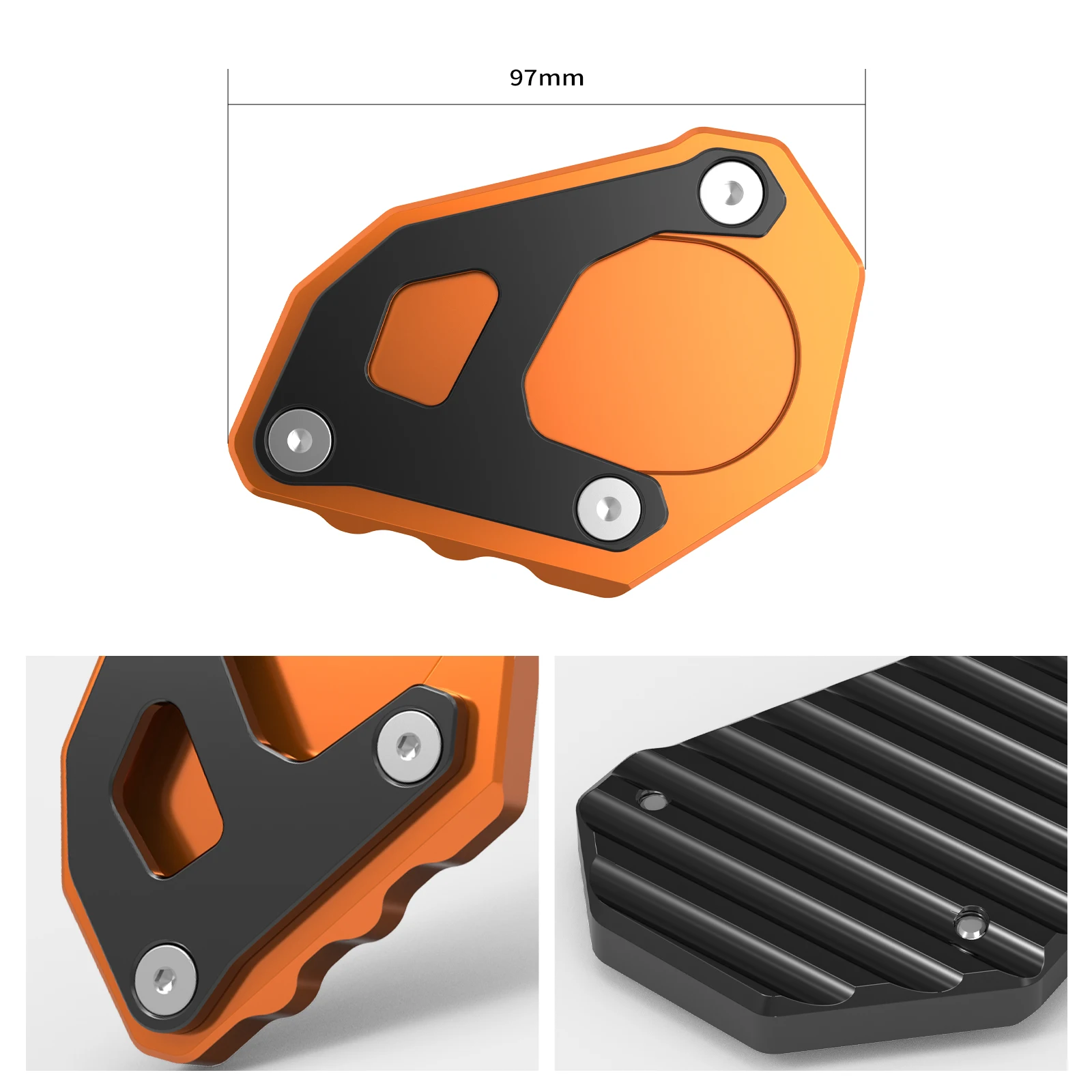 For KTM SMCR 690 ENDURO R 19-21 1290 Super Adventure 14-20 Husqvarna 701 ENDURO 20-24 Kickstand Sidestand Enlarge Foot Pad Plate