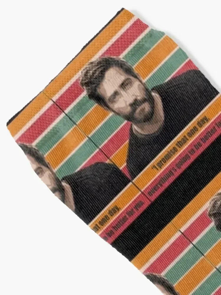 Jake Gyllenhaal _i Promise That One Day Socks Stockings compression halloween ankle floor Men's Socks Women's