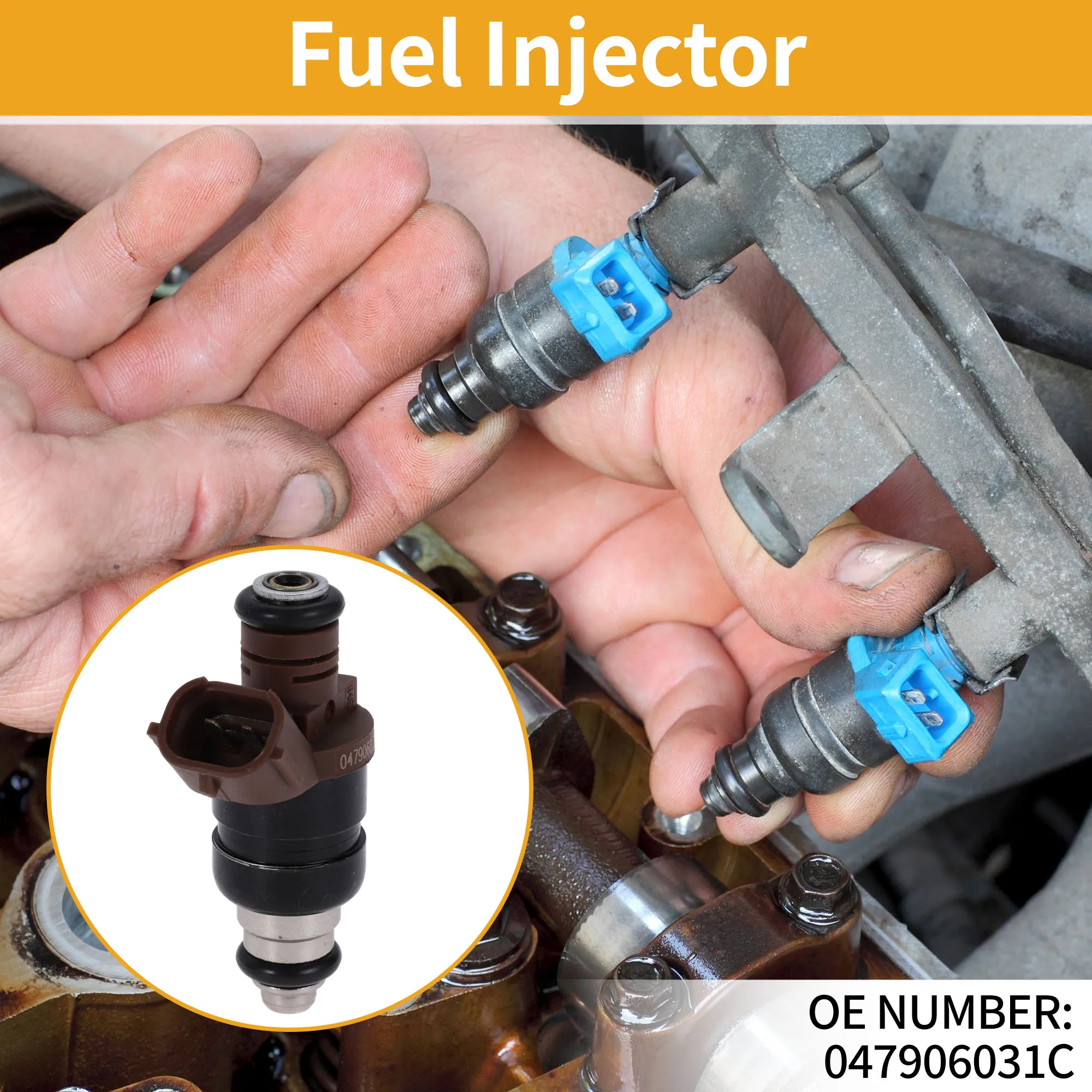 

UXCELL 1 шт. No 047906031C Топливная форсунка для SKODA для VW SEAT для Audi FABIA 6Y 1.4 MPI