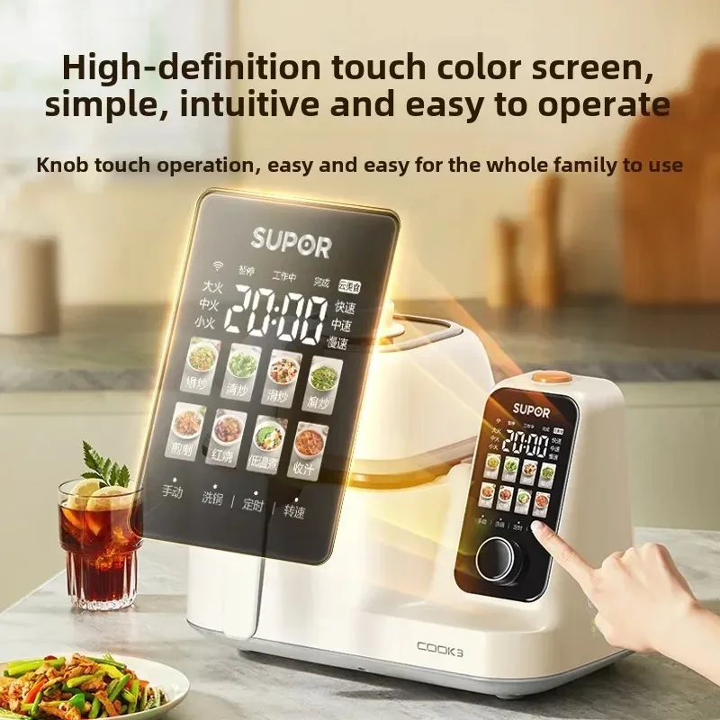 Robot de cuisson C30TS88 Cook3pro, Machine de cuisson entièrement automatique, Robot de cuisson multifonctionnel