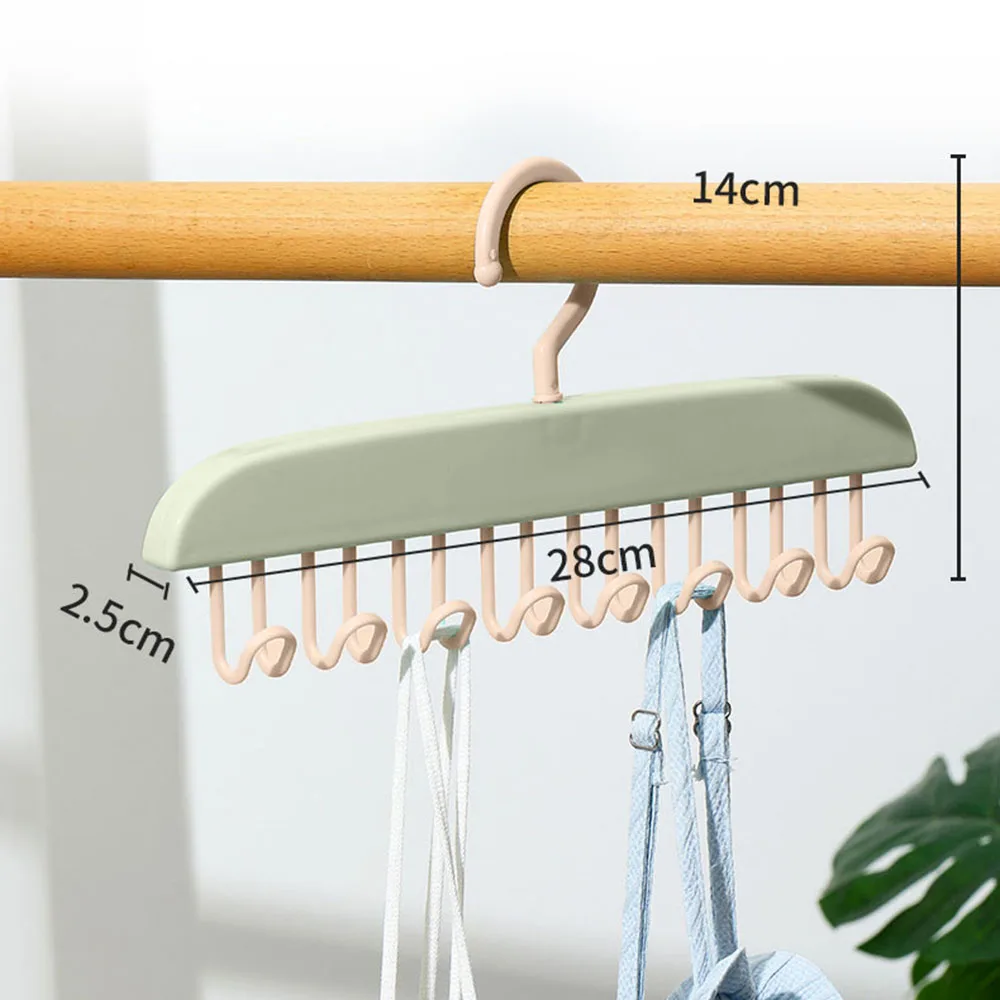 Simple Underwear Vest Hanger Non-drilling Clothes Tie Drying Rack For Closet