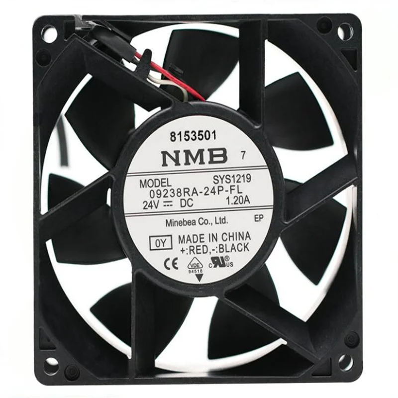 

Wholesale: NMB 09238RA-24P-FL 24V 1.20A 9038 silent/ball motherboard chassis cooling fan