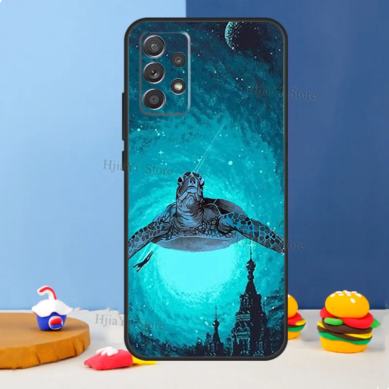 Sea Turtle Case For Samsung A54 A34 A14 A13 A23 A33 A53 A73 A51 A71 A72 A12 A22 A32 A42 A52 Back Cover image 3