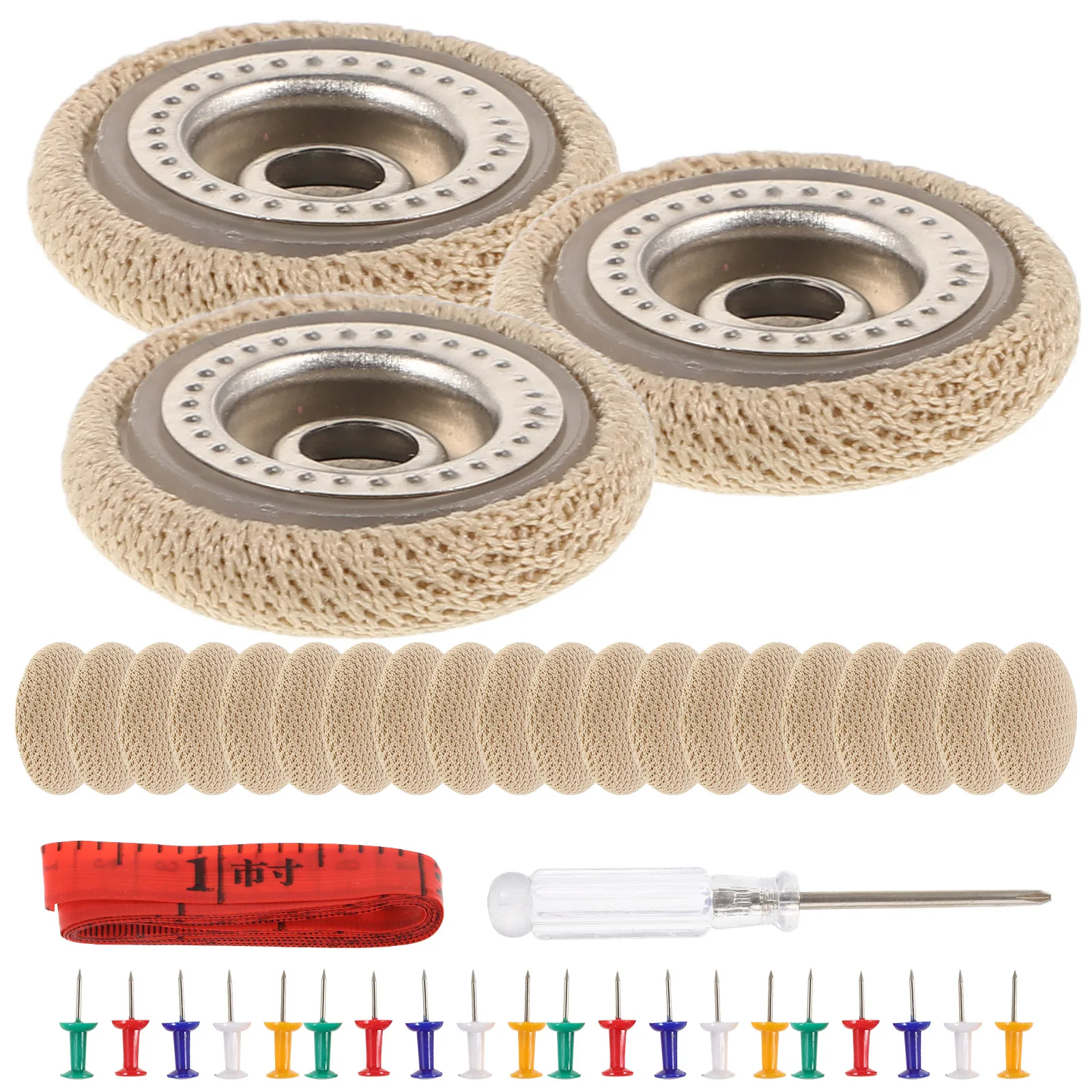 

1 set Headliner Repair Kit Car Ceiling Fabric Rivets Buttons for Roof Liner Replacement Fix Sagging Fabrics Durability