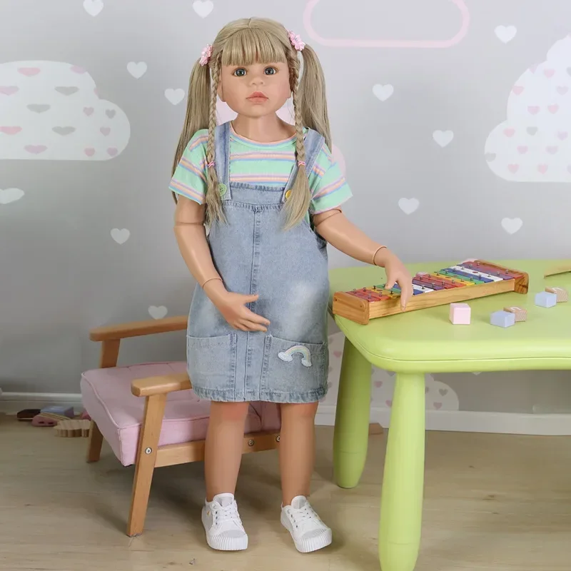 98cm Humanoid Doll Childrens Clothing Model 3-4 Years Old Girl Doll Shopping Mall Creative Personality Decor