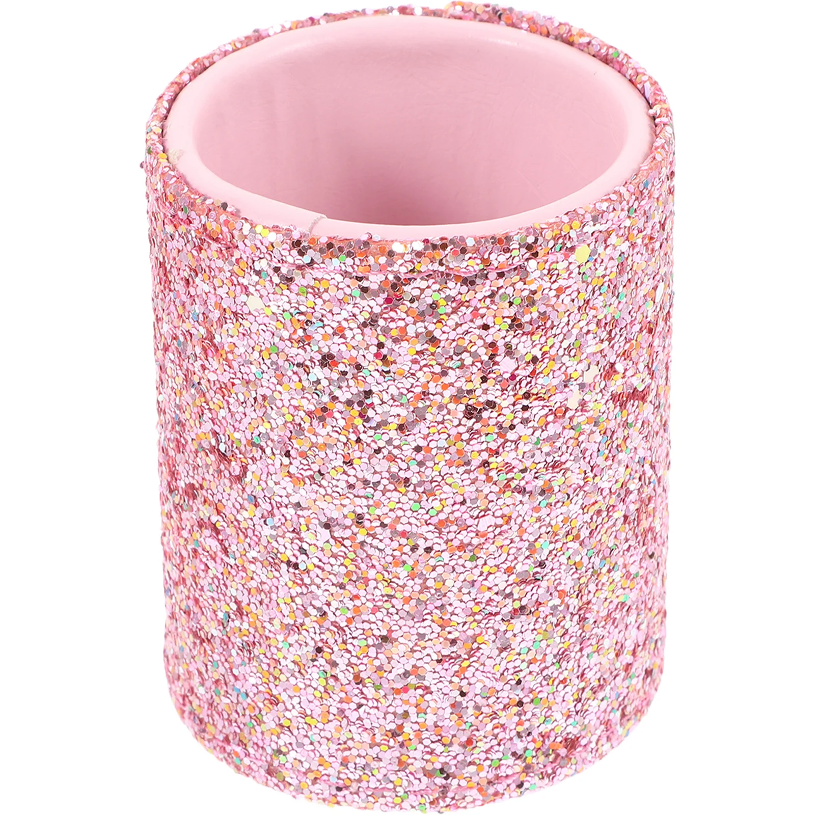 حامل تخزين فرشاة المكياج المحمول، منظم صغير الحجم لامع، حامل فرشاة مكياج للحمام #5