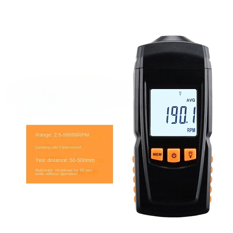 Gm8905 Tachometer Non-Contact Photoelectric Tachometer Engine Velocity Metre Tachometer