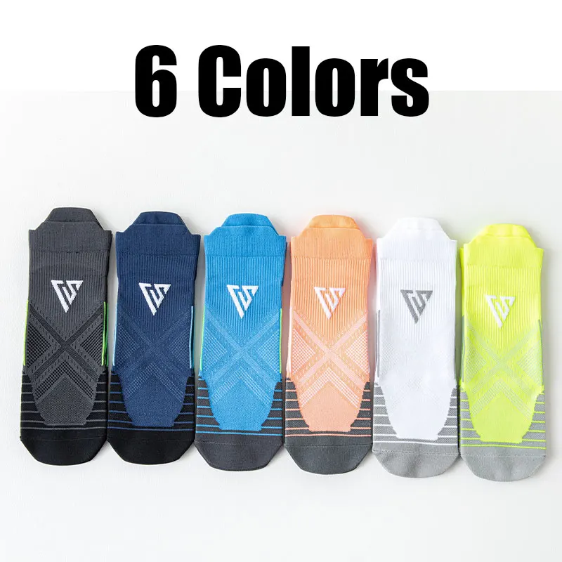 6 Pairs Mens Crew Socks Cushioned Moisture Wicking Athletic Heavy Duty Work Sport Socks Breathable Training Socks