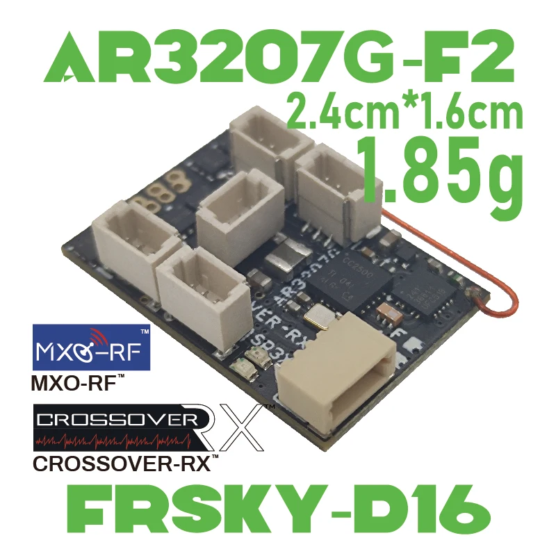 CROSSOVER-RX AR3207G-F2(FRSKY-D16) Built-in brushless ESC/GYRO/SR3X/7CH MicroRX/TELEM customized product