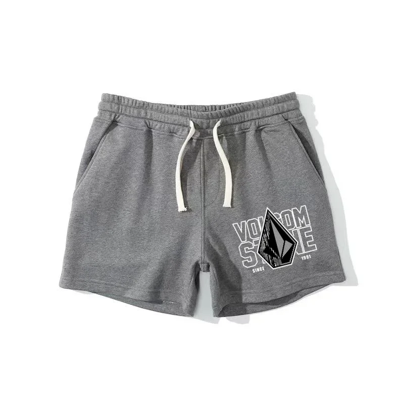 Volcom yaz plaj pantolonları erkek spor şort koşu spor kadın elastik İpli tasarım şekillendirme pantolon