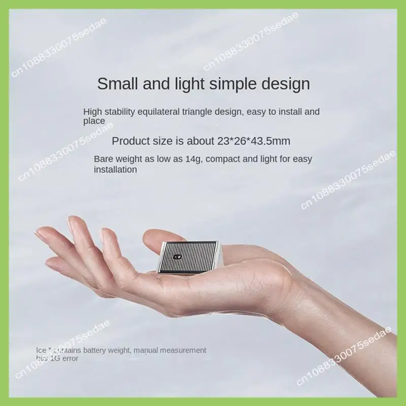 Y19A Water Leak Sensor Flood And Rain Detector IPX7 Waterproof 3 Sensitivity Settings For Home Security Works