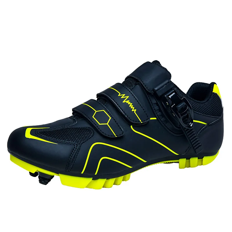Sapatilhas de Ciclismo Primavera/Verão para Mountain Bike, Sapatilhas de Ciclismo de Estrada Masculinas e Femininas, Sapatilhas de Spinning com Sola Rígida, Sapatilhas de Ciclismo com Sola Larga