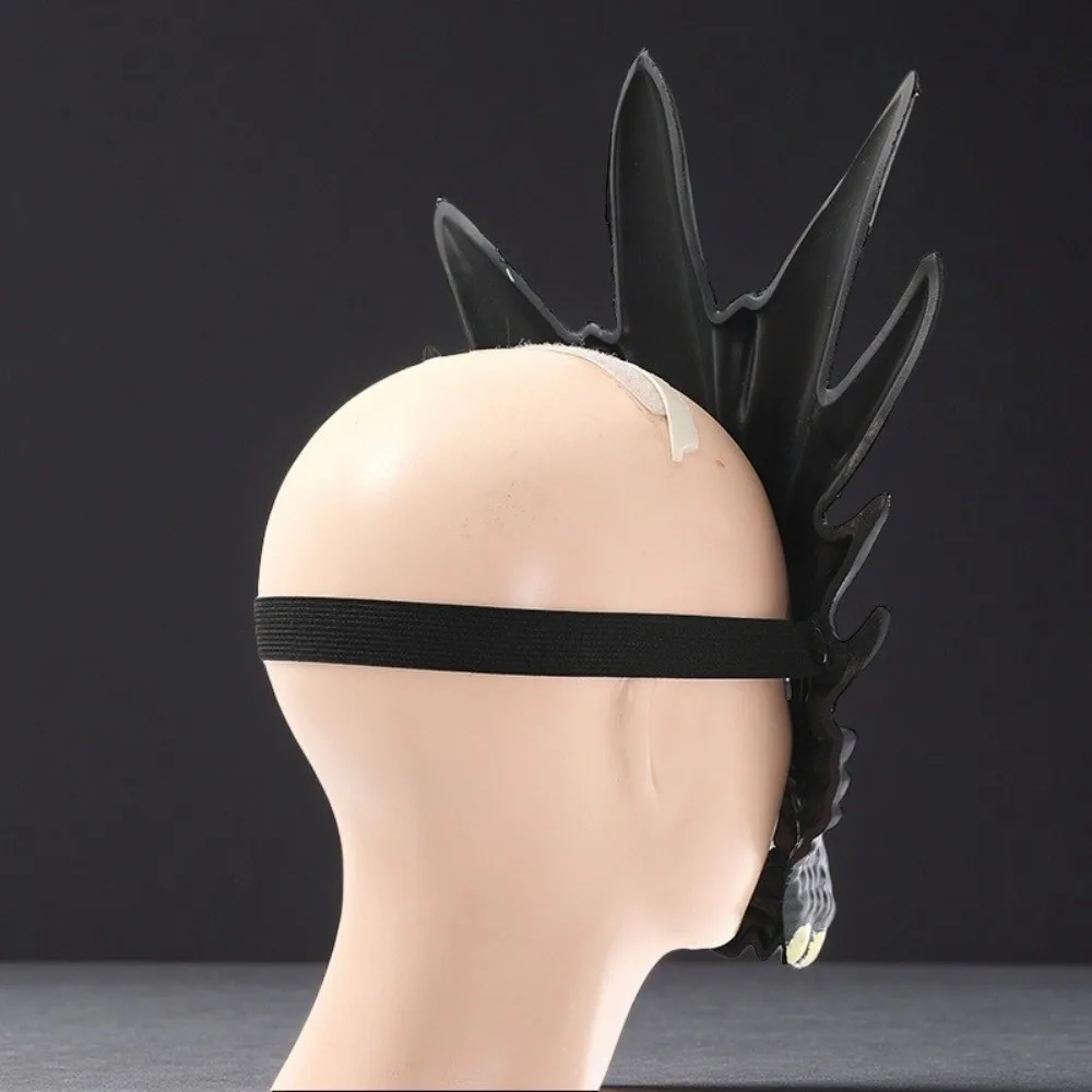 

Прохладная пластиковая маска с головой дракона, аксессуары для косплея животных, маска на Хэллоуин, реквизит, анфас, маскарадная маска для вечеринки