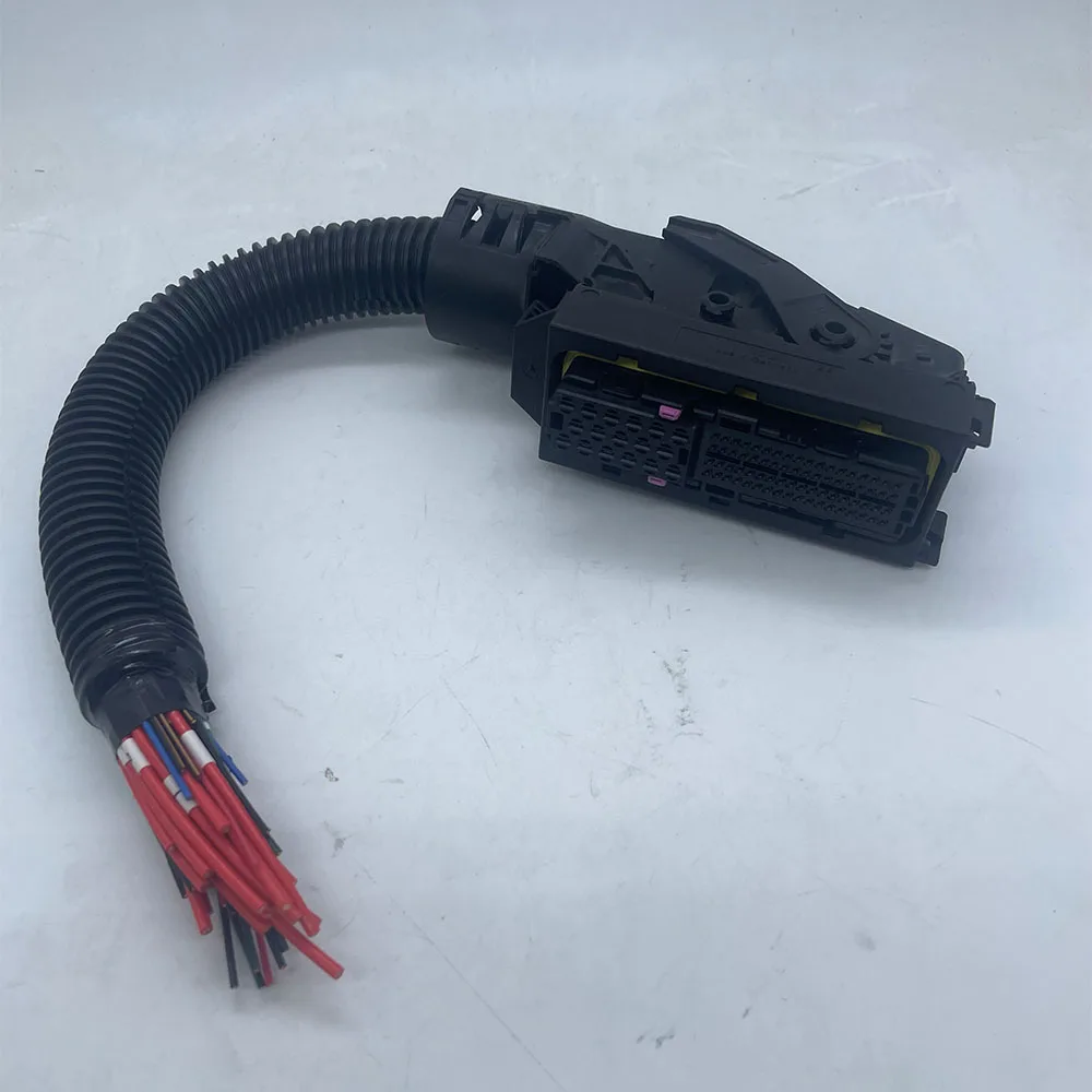 New EDC7 89 Pin Way Engine Common Rail Connector PC Board ECU Socket Truck Sensor Plug + Wire Harness