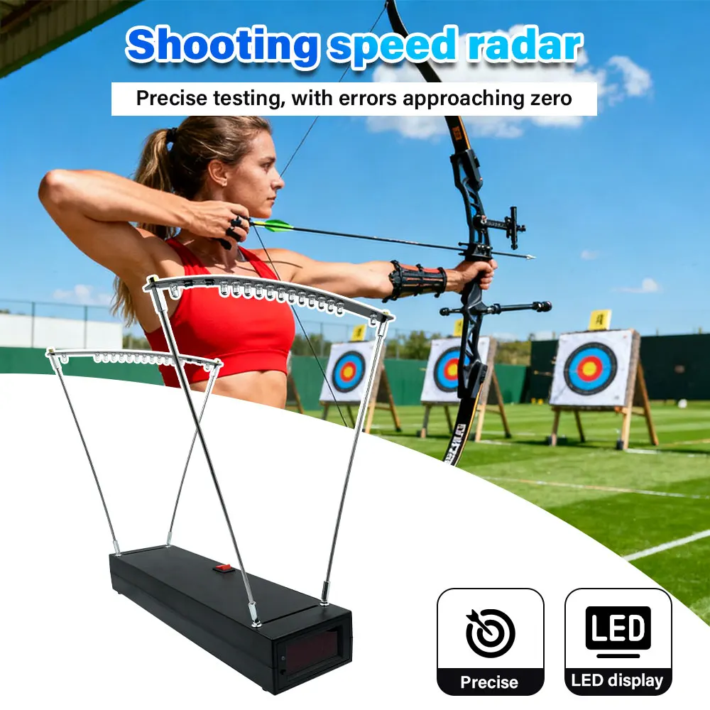 

New Speed Meter 30-9999 FPS Speed Meter for Shooting Chronograph Speed Meter Velocimetry Slingshot Bullet Speed Measuring Tools