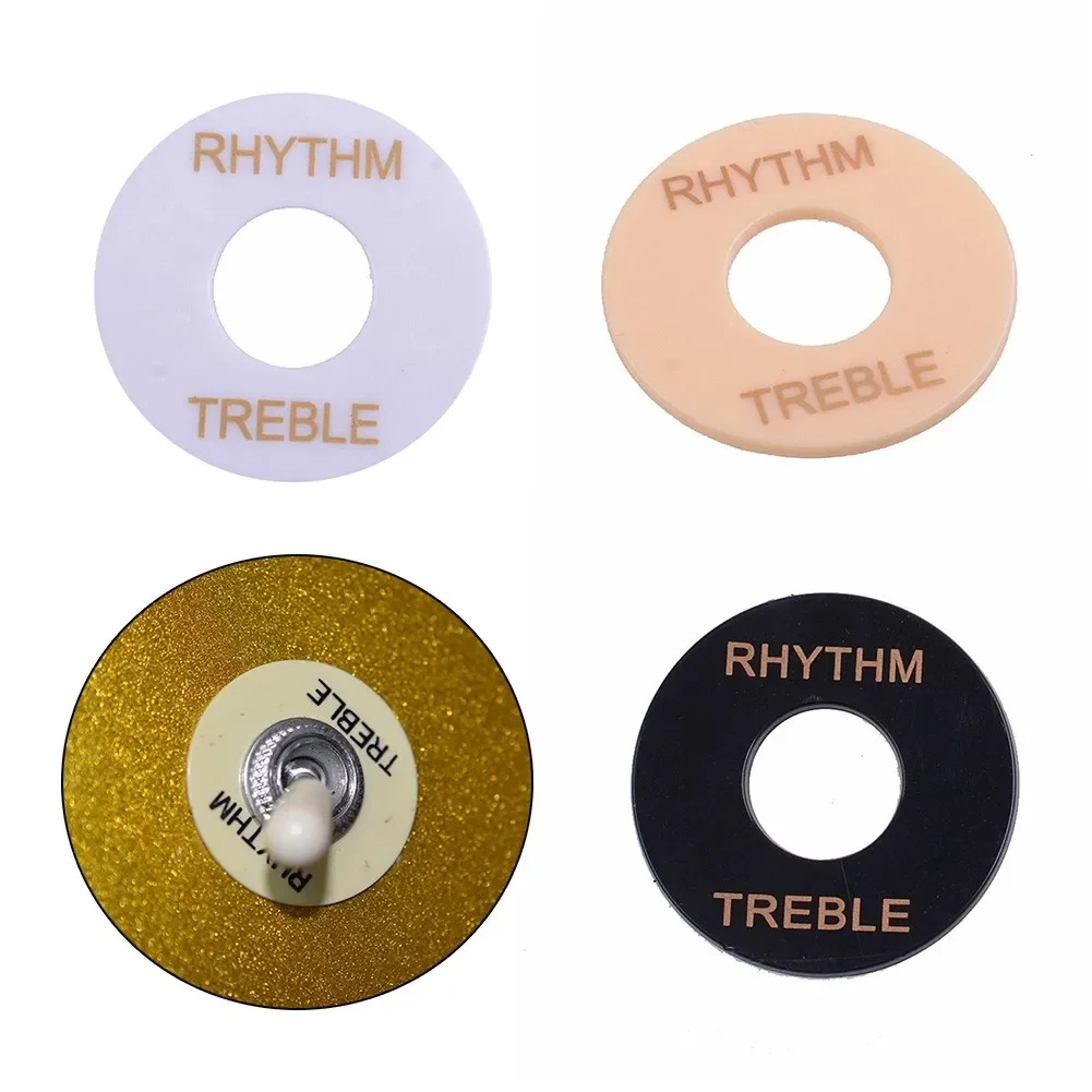 Rhythm/Treble Selector Switch Ring For Gibson Les Paul Guitar Three-speed Switch Guard Plate Pad Ring Selector Colors