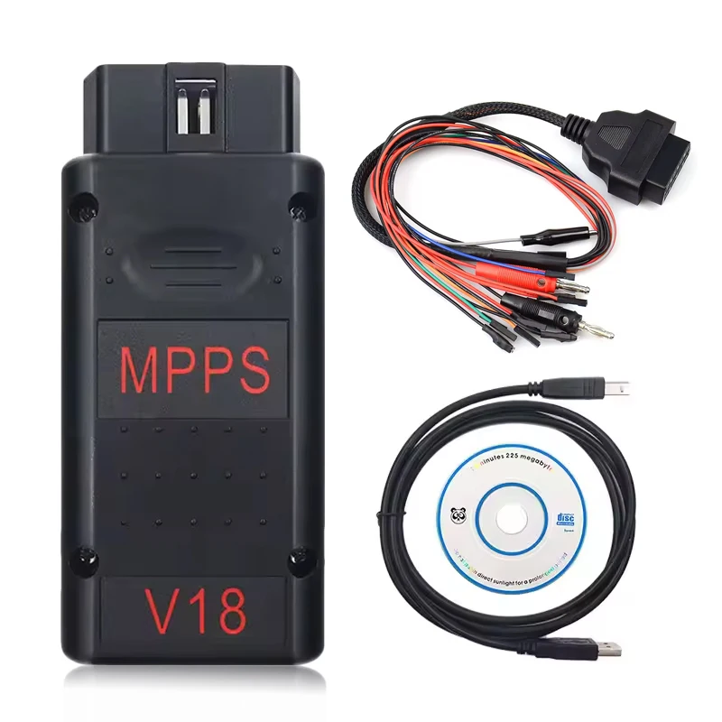MPPS V18 Main Tricore Multiboot With Breakout Tricore Cable ECU Chip Tuning Scanner Tool For EDC15 EDC16 EDC17 Auto Detector