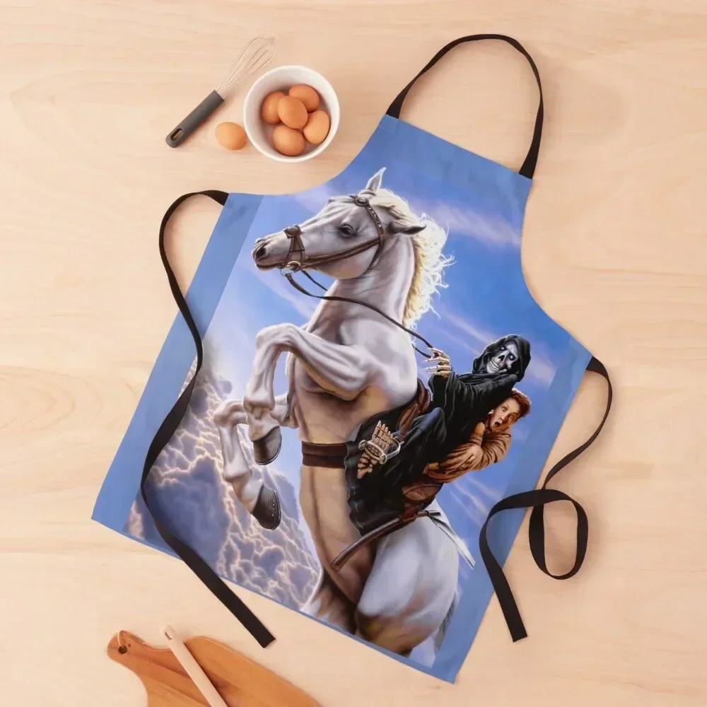 

Mort and Death on Binky Apron women's kitchens work gowns for women cleaning Woman Kitchen Kitchen Apras For Women Apron