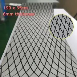 190*35cm Anti-slip EVA Foam Boat Car Floor Mat Teak Carpet Yacht Decking Pad Sheet Marine Sea-doo Stairs Teak Diamond Gray Black