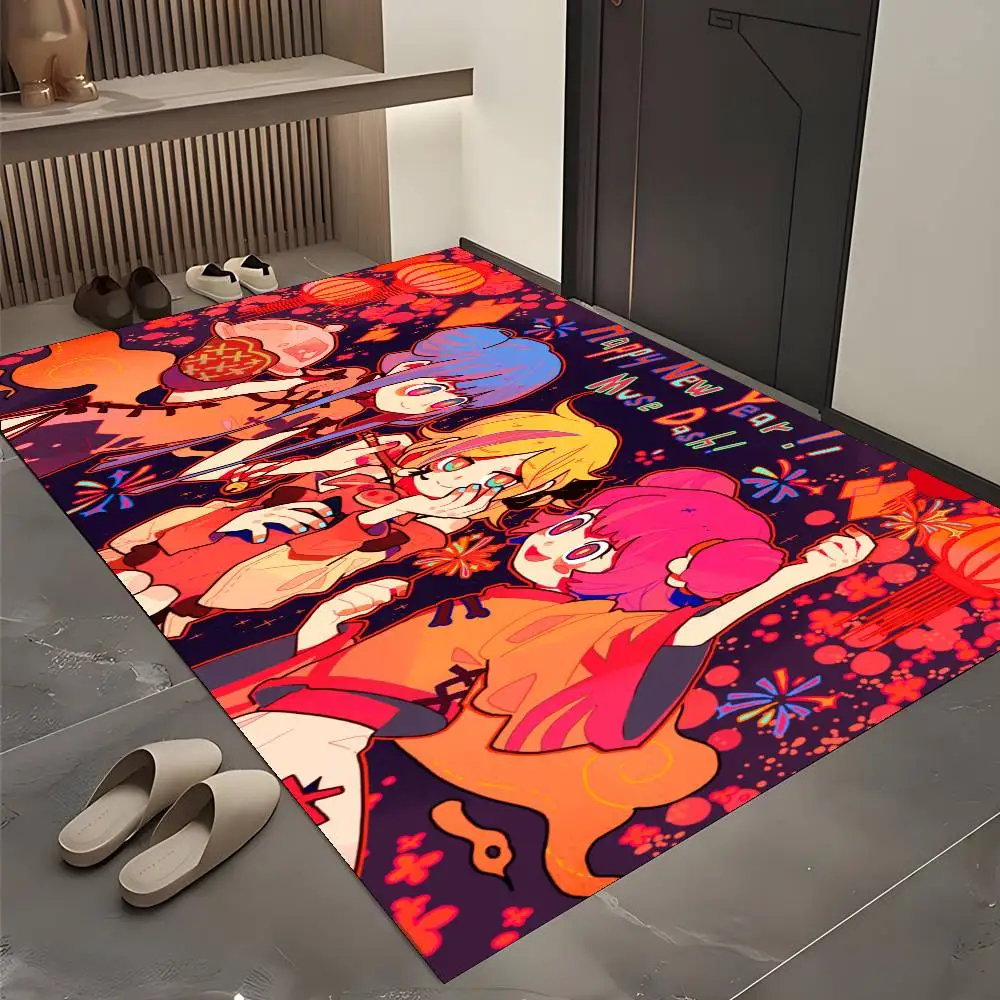

Floor Mat Printed Large Carpets Room And Bedroom Carpets Bathroom Anti Slip Muse Dash Door MATS Small Carpets