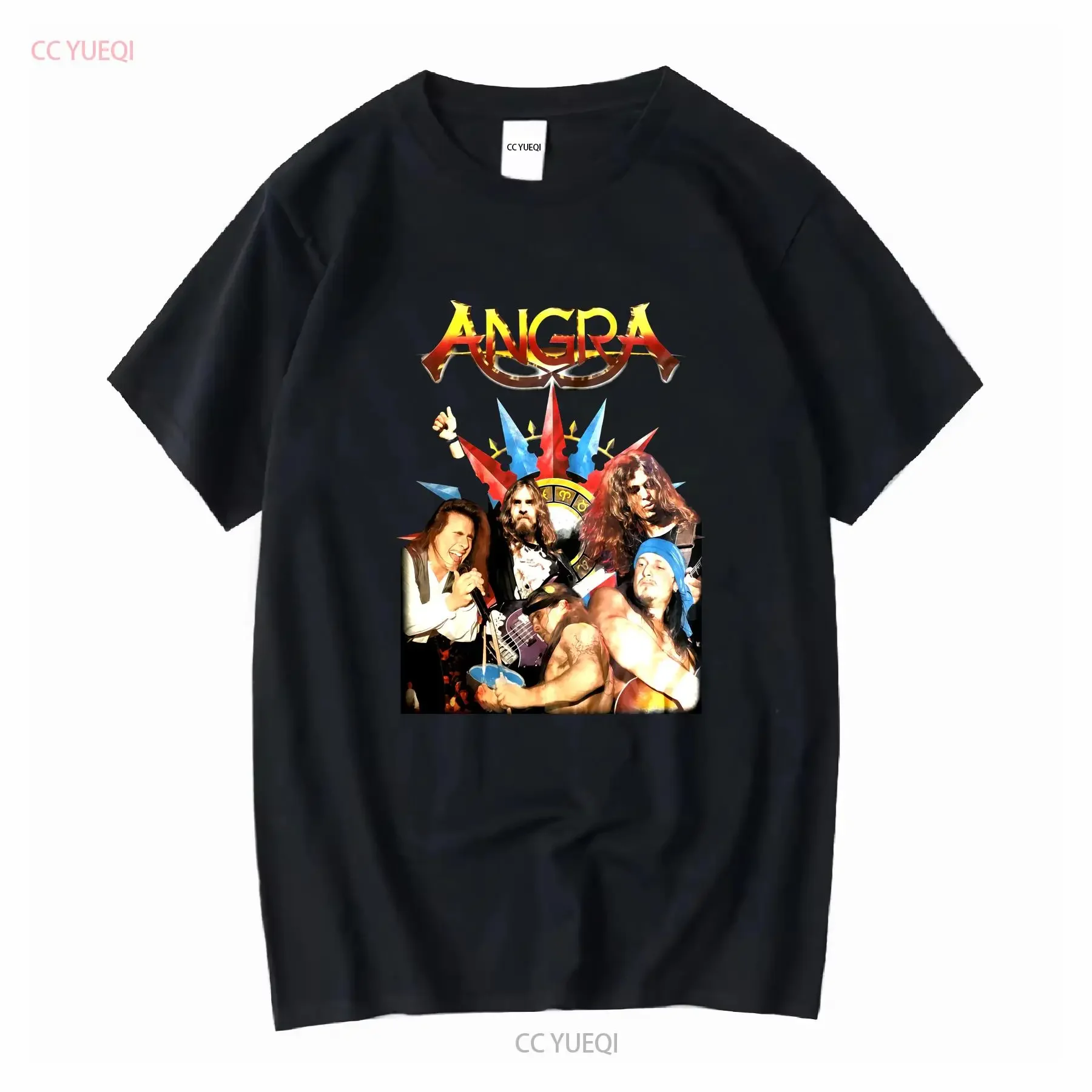 Vintage late 90s Angra holy lane tour shirt long or short sleeves vintage Washed graphic fashion designer clothes
