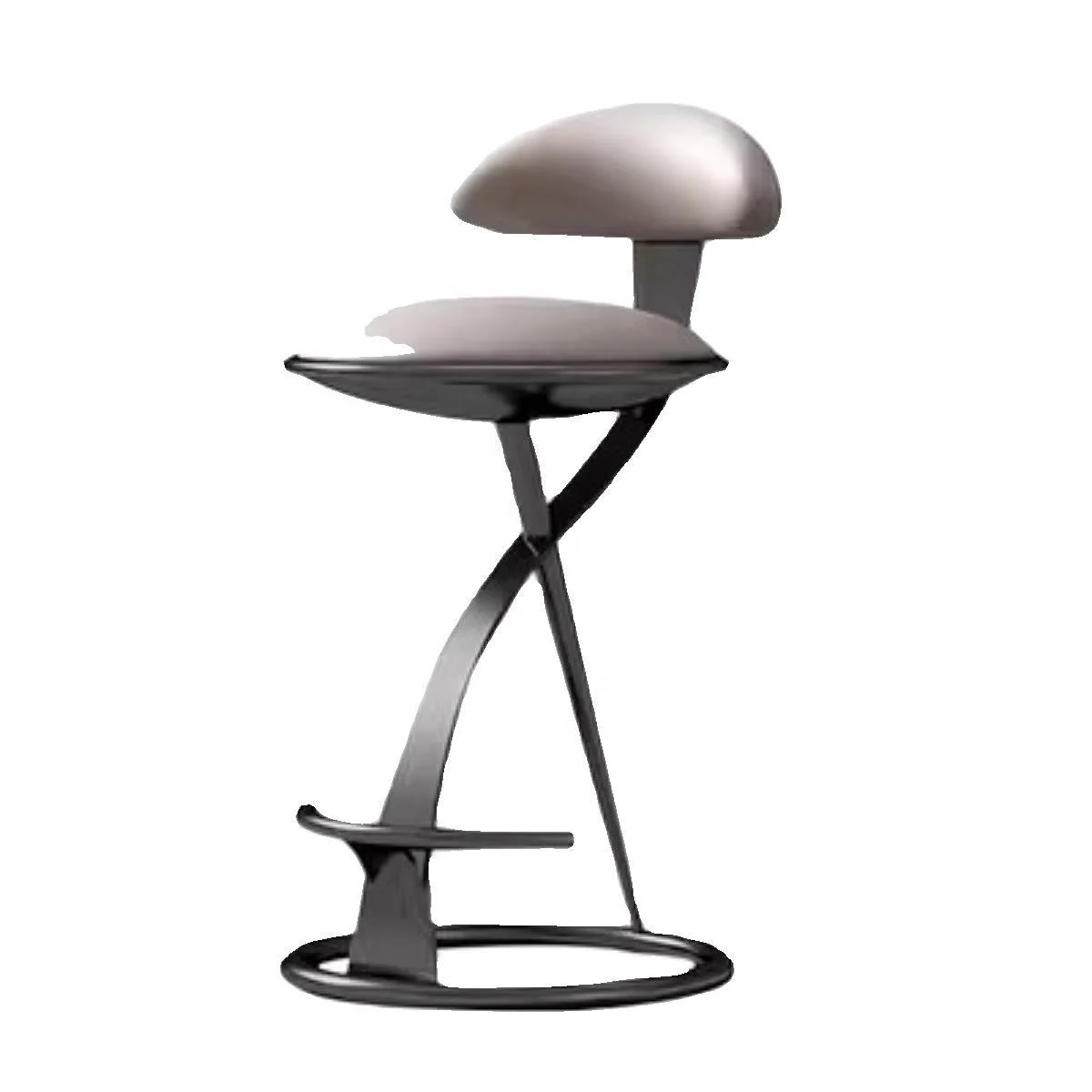 # Italian Stainless Steel Modern Panel High Bar Chair Luxury Home/Hotel/Restaurant Use