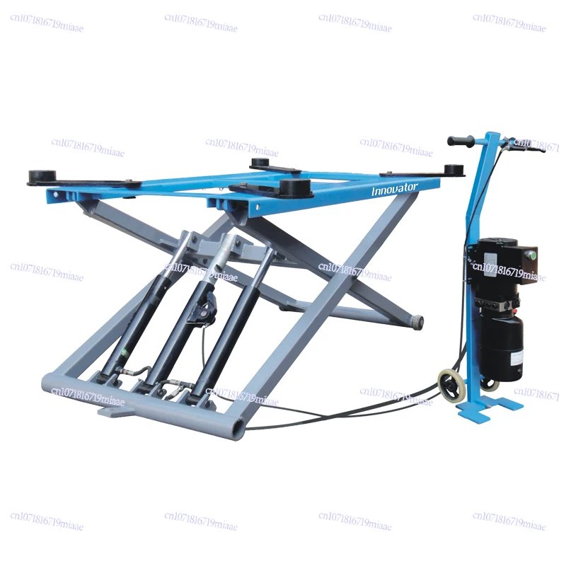 

Portable small scissors small turtle car lift can be moved without digging grooves and installation