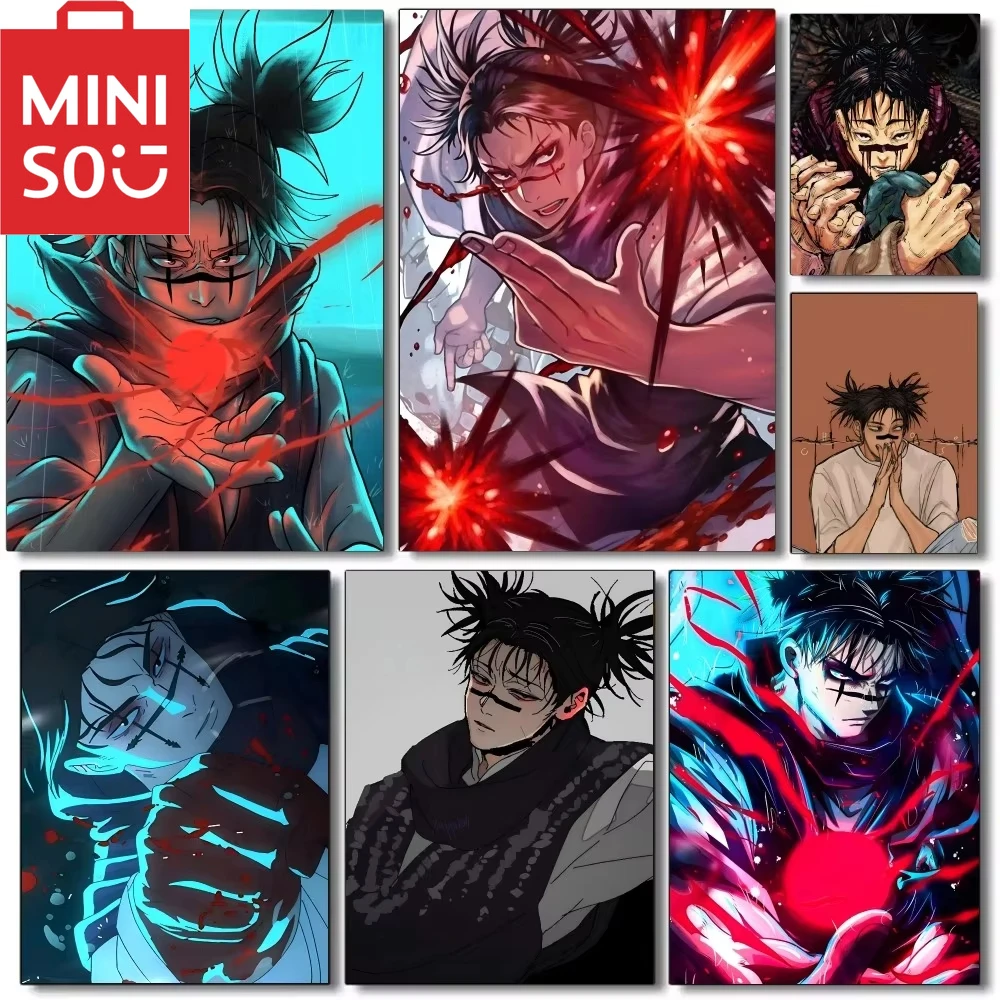 

MINISO Oil Painting By Number Popular Classic Anime Kaisen Kaisen Choso Home Decoration Wall Bedroom Room Decor Gift Frameelss