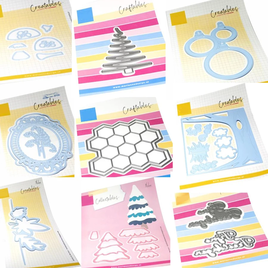 

2024 3d Can be used as Lantaarn Paraplu Kerst Metal Cutting Dies Plakboek Maken Papieren Kaart Album Diy Ambachtelijke Sjabloo