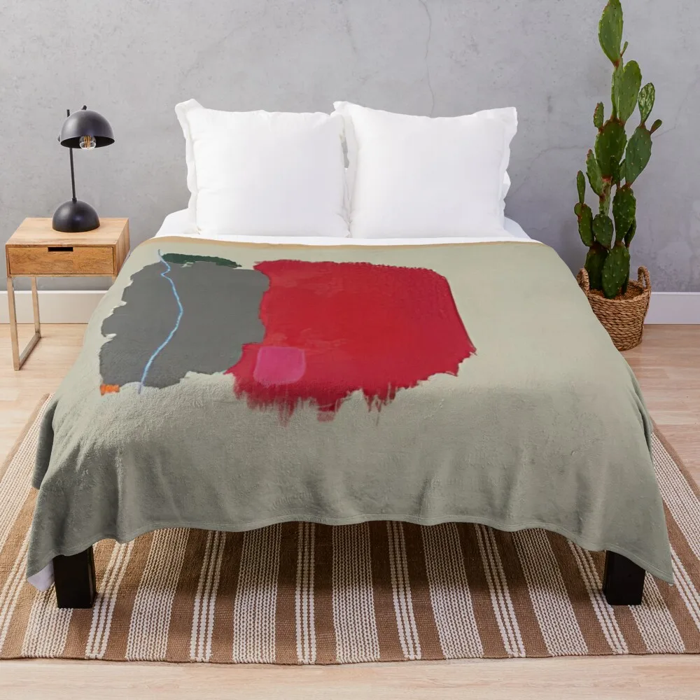 

John Ferren - Red Spot - 1954 Throw Blanket Summer Beddings Luxury Brand Sofa Blankets