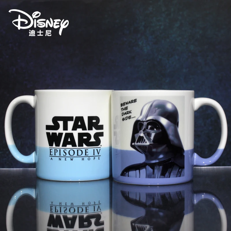 

Disney Official Licensed Star Wars Ceramic Mug - Large Capacity with Lid & Spoon, Authentic Drink Cup