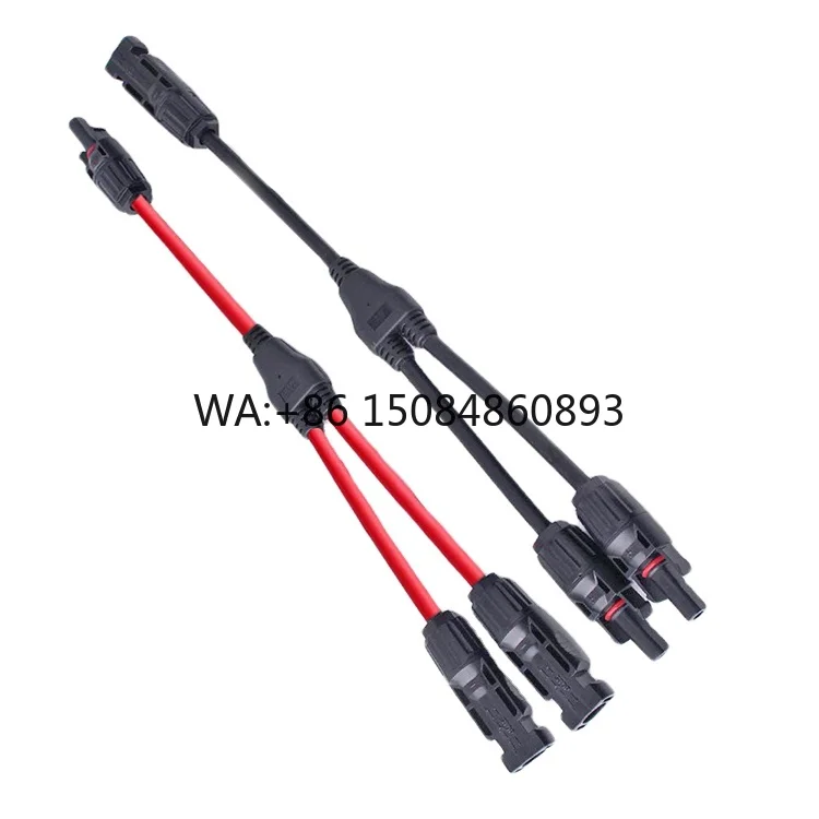 

Waterproof IP68 1500V Solar Panel Adapter Y Branch PV Cable 1 to 2 Way