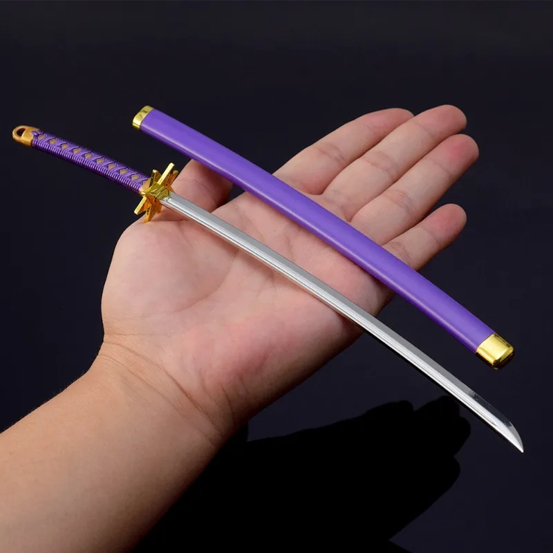 26cm huyourinmaru Hitsugaya Toushirou arma giapponese metallo Anime periferiche non tagliate Katana Samurai ornamento artigianato spada giocattoli