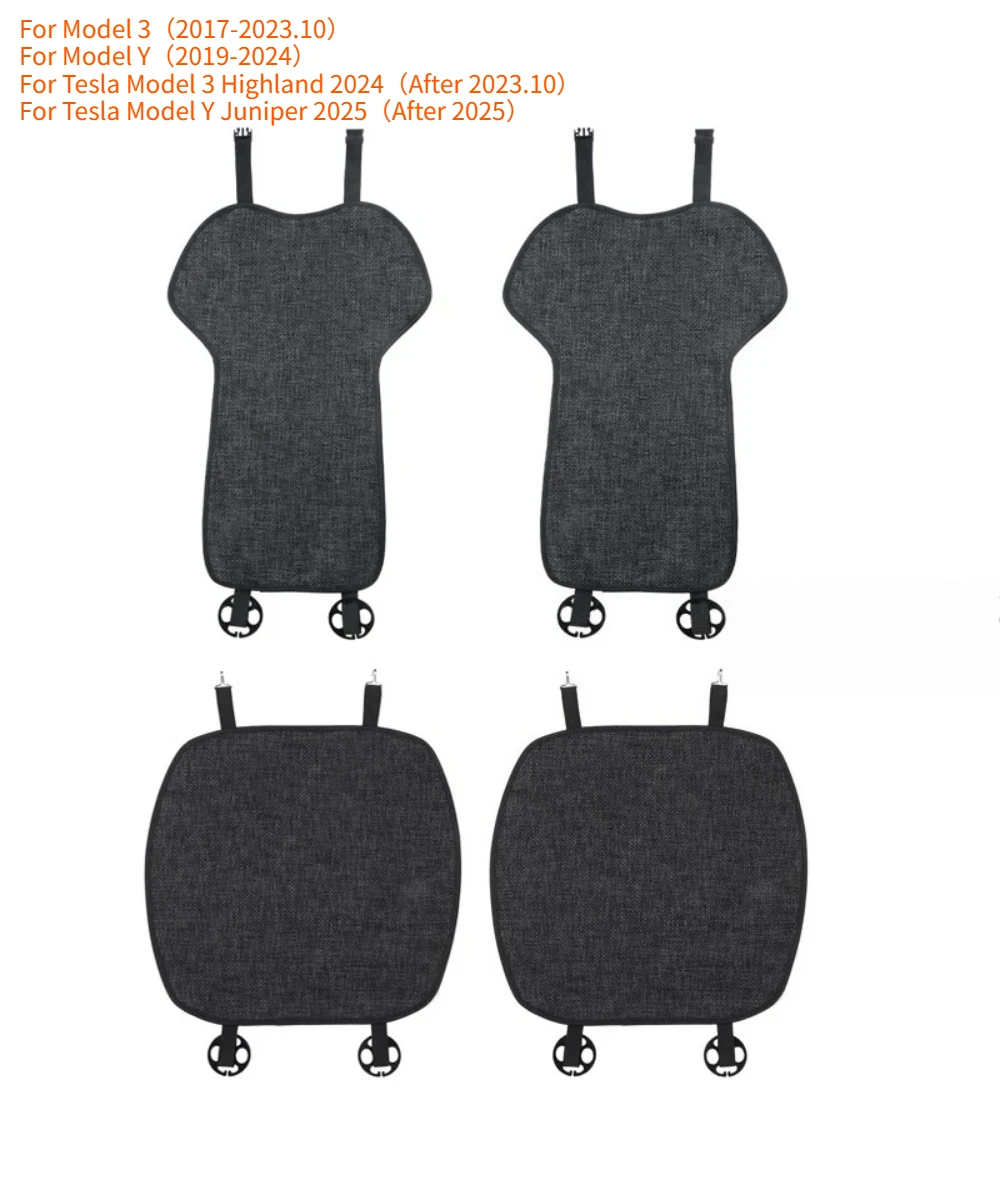 Front Flax grey 4pcs