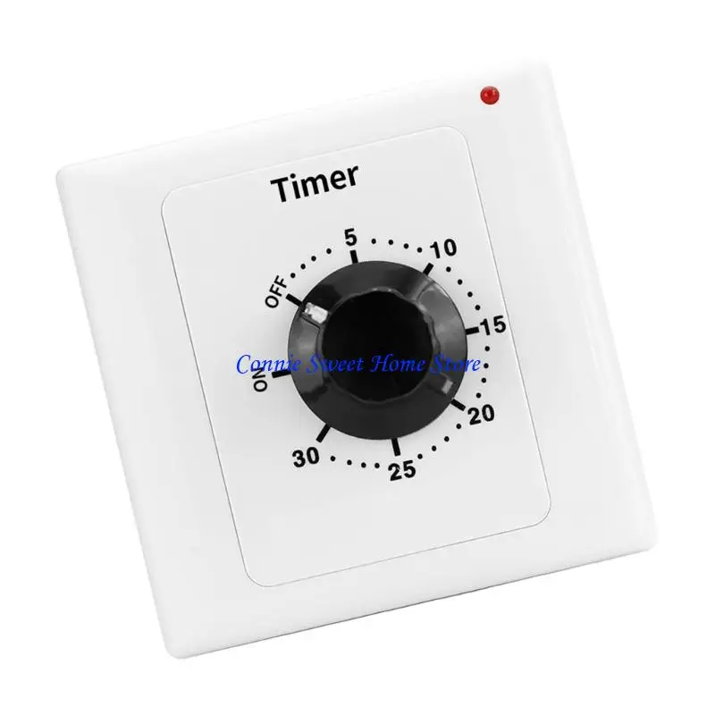 LXAF Wall Mechanical Countdown Timer Switches Highly Power Timing Controller Switches Digital Timer Control Switches Plate